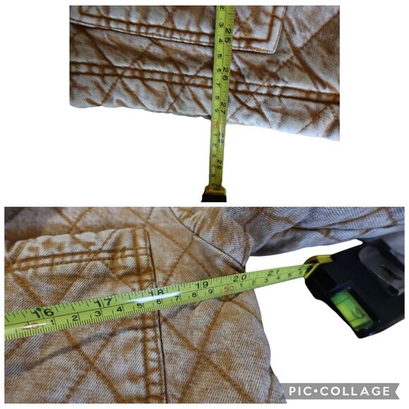 Young Fabulous & Broke Walker Quilted Jacket in Butterscotch Mineral YFB Size XS - Picture 12 of 12